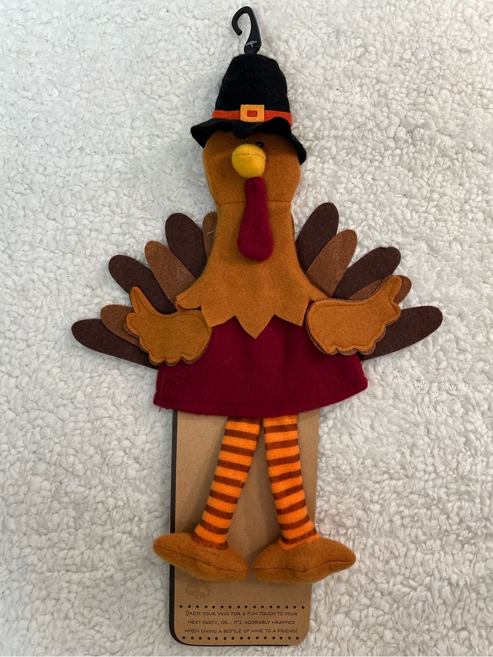 Slant Thanksgiving Turkey Wine Bottle Dress Up Outfit